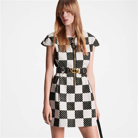 Bubble Damier XXL Detail Dress 